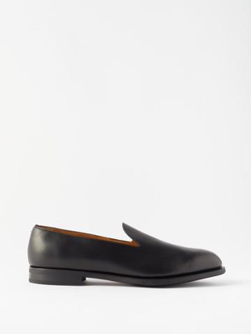 Edward Green - Charles Leather Loafers - Mens - Black