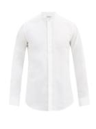 Matchesfashion.com Saint Laurent - Wingtip Collar Cotton-poplin Shirt - Mens - White