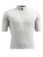 Matchesfashion.com Ashmei - Logo-print Merino-blend Cycling T-shirt - Mens - Grey