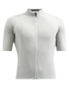 Matchesfashion.com Ashmei - Logo-print Merino-blend Cycling T-shirt - Mens - Grey