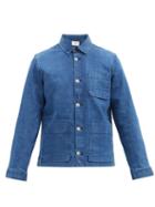 Matchesfashion.com Folk - Plinth Cotton-chambray Jacket - Mens - Blue