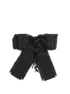 Gucci Bead-embellished Bow Brooch