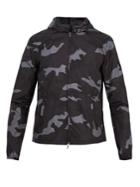 Valentino Camouflage-print Hooded Shell Jacket