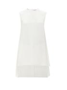 Raey - Sleeveless Split-hem Crepe Top - Womens - Ivory