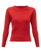 Matchesfashion.com Max Mara - Fleur Sweater - Womens - Red