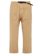 Matchesfashion.com Gramicci - Belted Cotton Twill Trousers - Mens - Beige