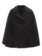 Nili Lotan - Eliza Virgin-wool Cape - Womens - Black