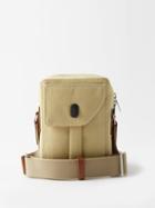 Paul Smith - Leather-trim Cotton-blend Canvas Cross-body Bag - Mens - Khaki