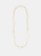 Gucci - Gg Faux-pearl Necklace - Womens - Pearl