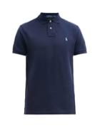 Matchesfashion.com Polo Ralph Lauren - Custom Slim Fit Logo Embroidered Cotton Polo Shirt - Mens - Navy