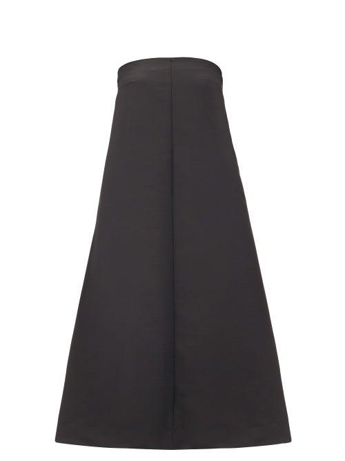 Matchesfashion.com Totme - Sabadell Strapless Dress - Womens - Black