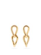 Matchesfashion.com By Alona - Taylor 18kt Gold-plated Drop Earrings - Womens - Yellow Gold