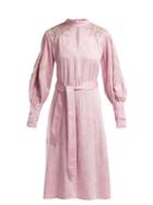 Matchesfashion.com Dodo Bar Or - Josephine Bead Embellished Dress - Womens - Light Pink