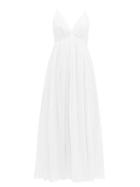 Matchesfashion.com Loup Charmant - Adelaide Empire Waist Cotton Poplin Midi Dress - Womens - White