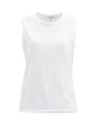 Matchesfashion.com Nili Lotan - Muscle Cotton-jersey Tank Top - Womens - White