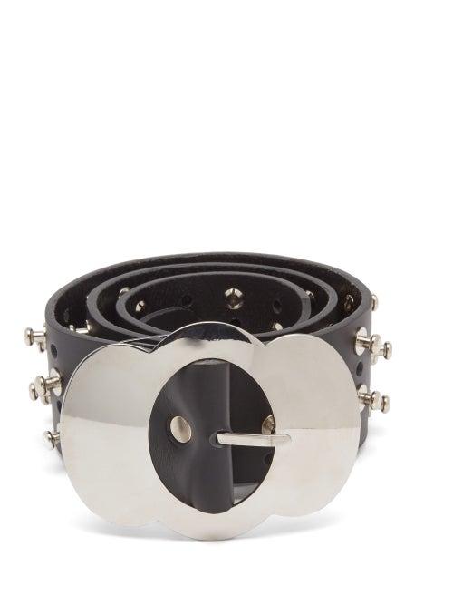 Matchesfashion.com Chopova Lowena - Studded Leather Belt - Womens - Black
