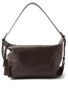 Lemaire - Grained-leather Holdall - Mens - Dark Brown