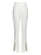 Marni Open-cuffs Cotton And Wool-blend Flared Trousers