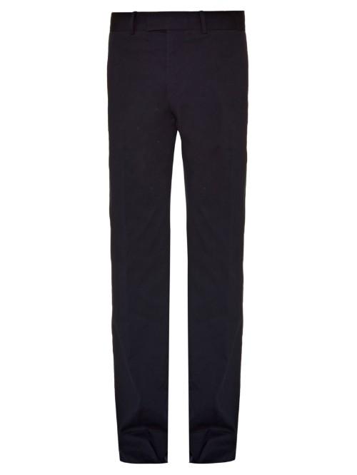 Gucci Straight-leg Cotton-blend Gabardine Trousers