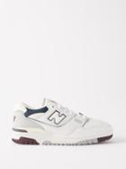 New Balance - Bb550 Leather Trainers - Mens - White Grey