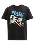 Matchesfashion.com Gucci - X Disney Donald Duck-print Cotton-jersey T-shirt - Mens - Black