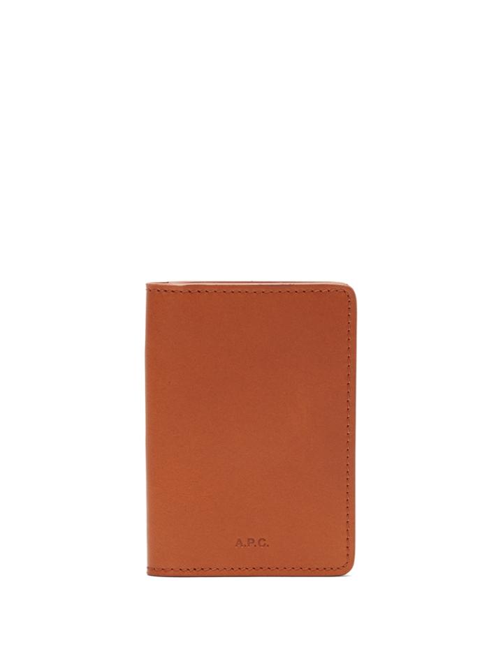 A.p.c. Stefan Bi-fold Leather Cardholder