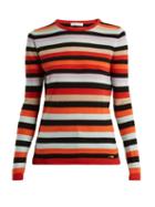 Matchesfashion.com Bella Freud - Lolita Striped Wool And Cashmere Sweater - Womens - Multi