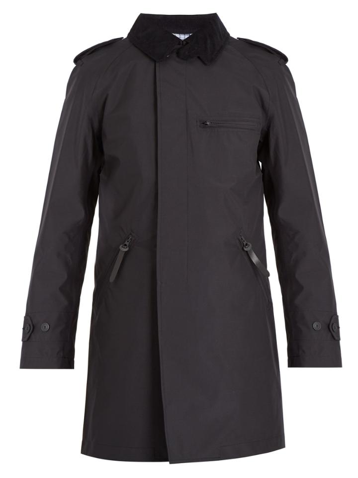 Junya Watanabe X Comme Des Garons Contrast-collar Trench Coat