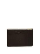 Matchesfashion.com Passavant And Lee - Sterling Silver And Leather Cardholder - Mens - Black Silver