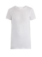 Matchesfashion.com Audrey Louise Reynolds - Round Neck Cotton Jersey T Shirt - Womens - Light Grey