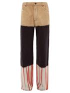 Matchesfashion.com Eckhaus Latta - Tie Dye Wide Leg Jeans - Mens - Multi