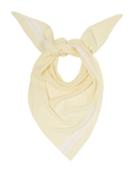 Matchesfashion.com Allude - Triangle Knitted-cashmere Scarf - Womens - Cream