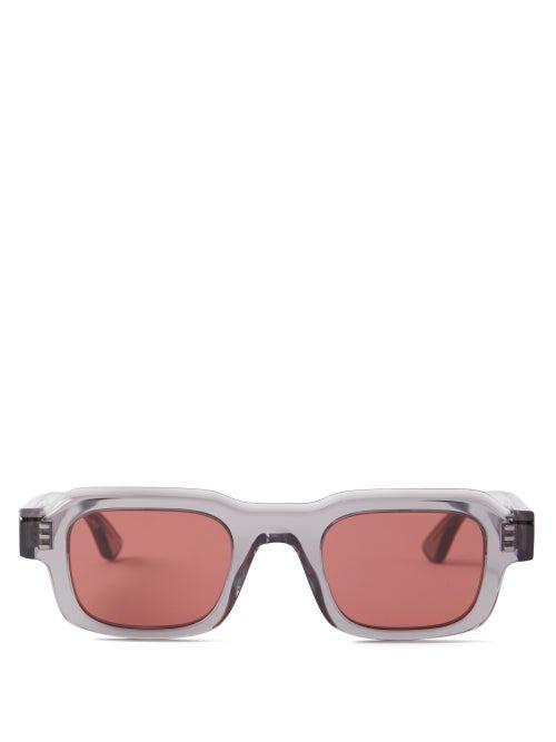 Thierry Lasry - Flexxxy Square-frame Acetate Sunglasses - Mens - Grey Multi