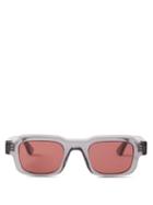 Thierry Lasry - Flexxxy Square-frame Acetate Sunglasses - Mens - Grey Multi