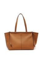 Matchesfashion.com Loewe - Cushion Large Grained-leather Tote Bag - Womens - Tan