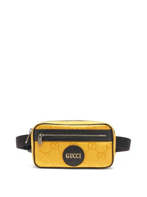 Matchesfashion.com Gucci - Off The Grid Gg-jacquard Canvas Belt Bag - Mens - Yellow