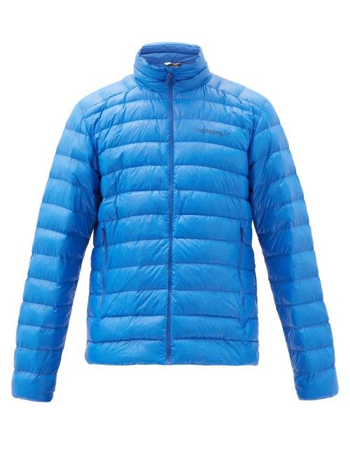Matchesfashion.com Norrona - Lightweight Quilted Down Jacket - Mens - Blue