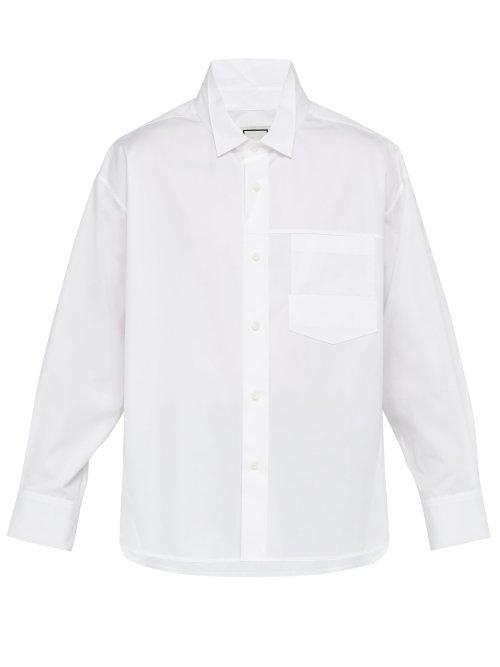 Matchesfashion.com Wooyoungmi - Oversized Cotton Poplin Shirt - Mens - White