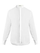 Saint Laurent Narrow-collar Cotton Shirt
