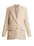 Matchesfashion.com Stella Mccartney - Damaris Wool Blend Blazer - Womens - Light Pink