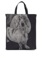 Matchesfashion.com Acne Studios - Audrey Dog-jacquard Denim Tote Bag - Womens - Blue