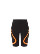 Adidas By Stella Mccartney - Truepace Logo-print Jersey Running Shorts - Womens - Black