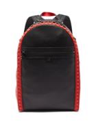 Christian Louboutin - Backparis Rubber And Leather Backpack - Mens - Black