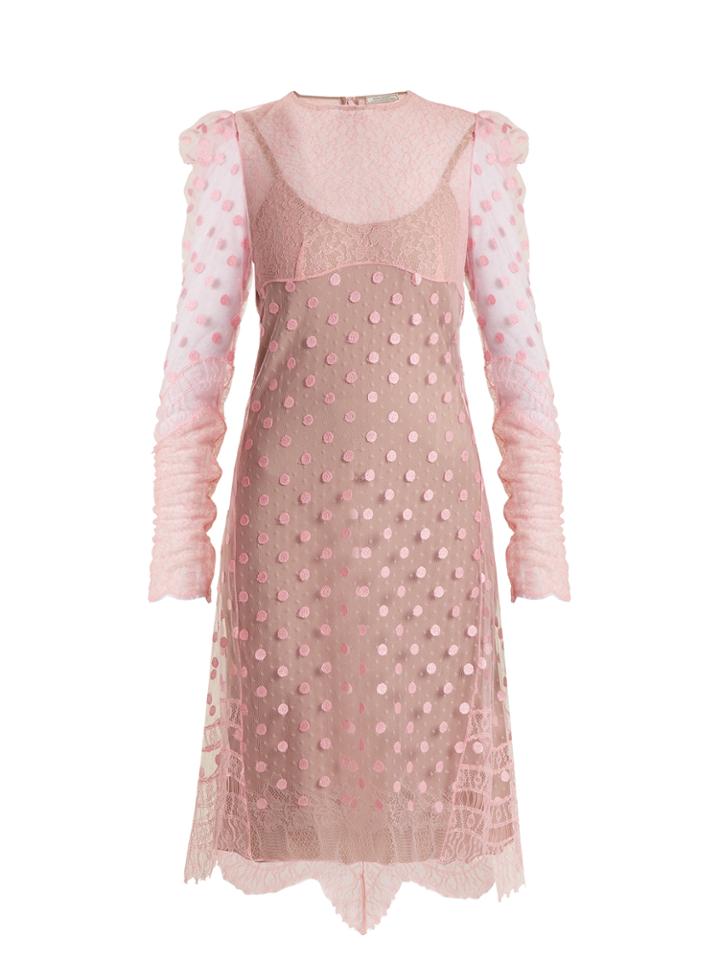 Nina Ricci Polka-dot Tulle Dress
