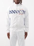 Casablanca - Par Avion-print Shell Track Jacket - Mens - White Multi