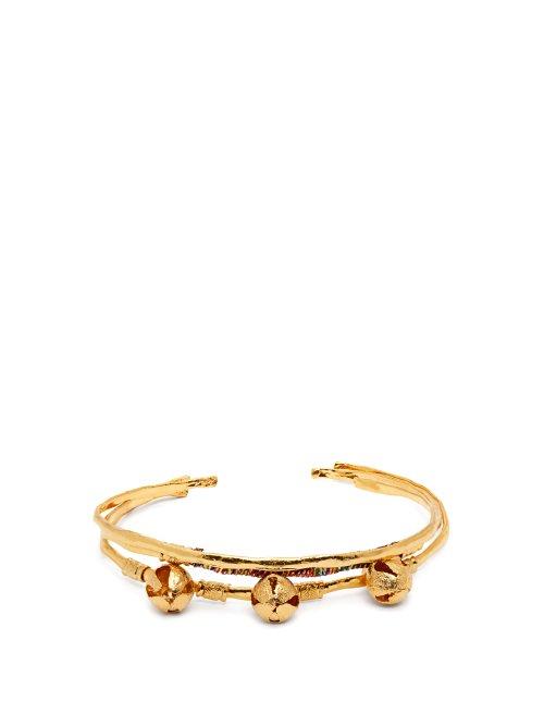 Matchesfashion.com Elise Tsikis - El Ciento Gold Plated Bangle Set - Womens - Gold