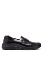 Matchesfashion.com Prada - Linearossa Chunky Sole Leather Loafers - Mens - Black