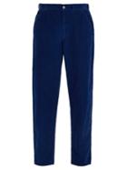 Matchesfashion.com Gucci - Cotton Corduroy Trousers - Mens - Blue