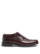 Burberry Asymmetric Grained-leather Brogues