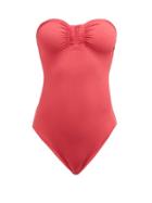 Matchesfashion.com Eres - Les Essentiels Cassiope Bandeau Swimsuit - Womens - Pink